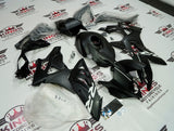 BMW S1000RR (2009-2014) Matte Black & White Fairings at KingsMotorcycleFairings.com