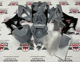 BMW S1000RR (2009-2014) Nardo Gray & Black Fairings at KingsMotorcycleFairings.com