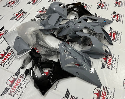 BMW S1000RR (2009-2014) Nardo Gray & Black Fairings at KingsMotorcycleFairings.com