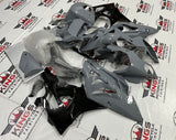 BMW S1000RR (2009-2014) Nardo Gray & Black Fairings at KingsMotorcycleFairings.com