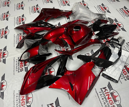 BMW S1000RR (2015-2016) Candy Red & Black Fairings at KingsMotorcycleFairings.com