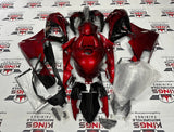 BMW S1000RR (2015-2016) Candy Red & Black Fairings at KingsMotorcycleFairings.com
