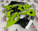 BMW S1000RR Fairings (2015-2016) Neon Yellow, Black at KingsMotorcycleFairings.com
