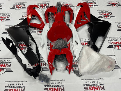 BMW S1000RR (2015-2016) Red, White, Matte Black Fairings at KingsMotorcycleFairings.com