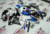 BMW S1000RR Fairings (2017-2018) Carbon Fiber, White, Blue, Red HP at KingsMotorcycleFairings.com