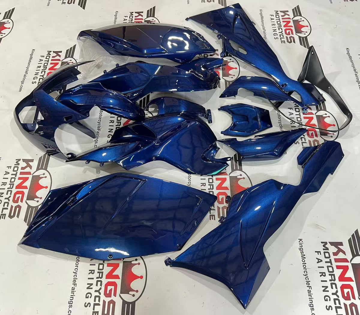 BMW K1200S Fairing Set (2005-2010) Blue Navy at KingsMotorcycleFairings.com