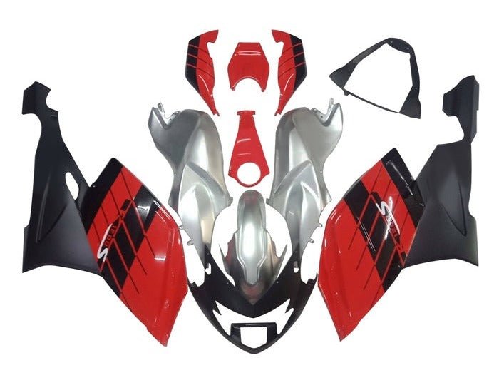 BMW K1200S Fairing kit (2005-2010) Red, Black, Silver at KingsMotorcycleFairings.com