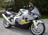 BMW K1200S Fairing kit (2005-2010) Silver, Black, Yellow at KingsMotorcycleFairings.com