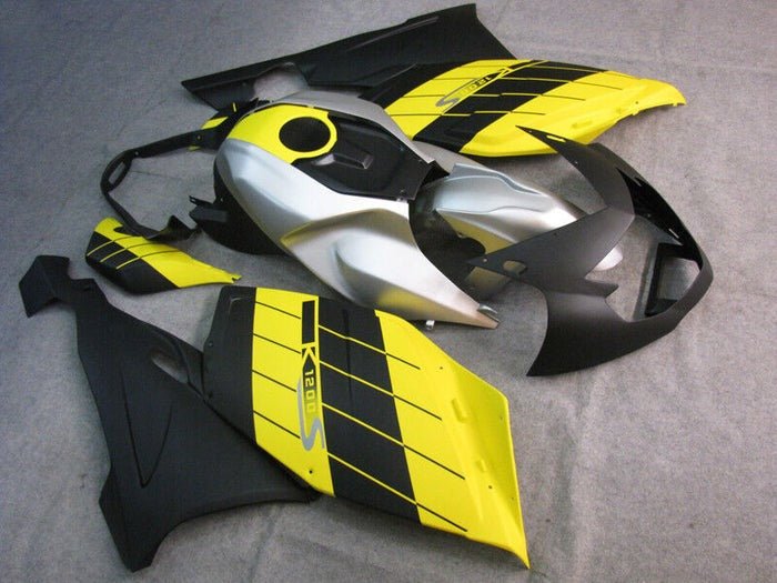 BMW K1200S Fairing kit (2005-2010) Yellow, Black, Silver at KingsMotorcycleFairings.com