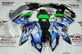 BMW S1000RR (2009-2014) Matte Blue, Matte Silver, Matte Black, Green Fairings at KingsMotorcycleFairings.com