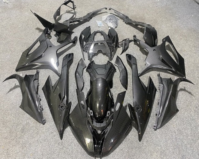 BMW S1000RR Fairing Kit (2019-2022) Faux Carbon Fiber at KingsMotorcycleFairings.com