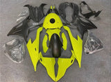 BMW S1000RR Fairing Kit (2019-2022) Neon Yellow, Matte Black at KingsMotorcycleFairings.com