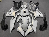 BMW S1000RR Fairing Kit (2019-2022) Pearl White, Black at KingsMotorcycleFairings.com