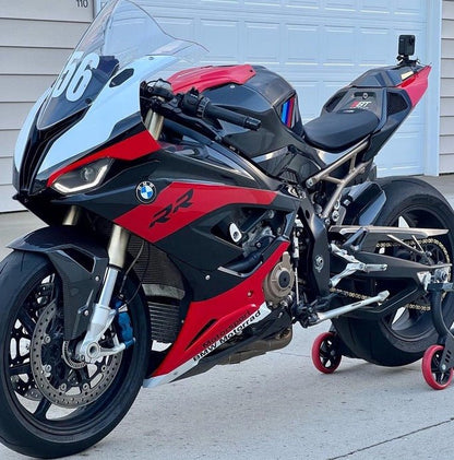 BMW S1000RR Fairing Kit (2019-2022) Red, Black, White at KingsMotorcycleFairings.com
