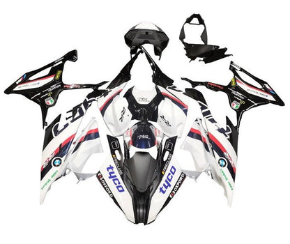 BMW S1000RR Fairing Kit (2019-2022) White, Black, Red, Tyco at KingsMotorcycleFairings.com