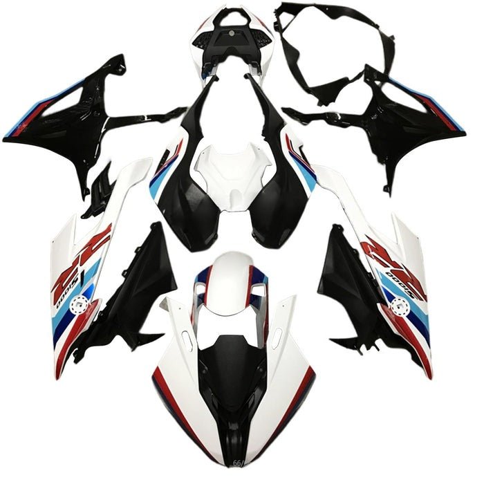 BMW S1000RR Fairing Kit (2019-2022) White, Blue, Red, Light Blue at KingsMotorcycleFairings.com