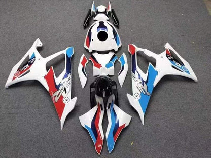 BMW S1000RR Fairing Kit (2019-2022) White, Blue, Red, Silver at KingsMotorcycleFairings.com