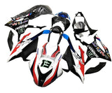 BMW S1000RR Fairing Kit (2019-2022) White, Red, Black Dynavolt at KingsMotorcycleFairings.com