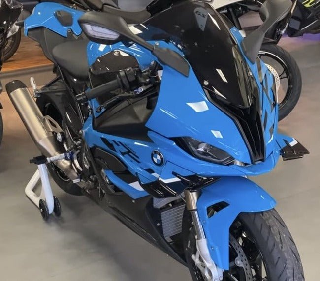 BMW S1000RR Fairing Kit (2023-2024) Blue, Black at KingsMotorcycleFairings.com