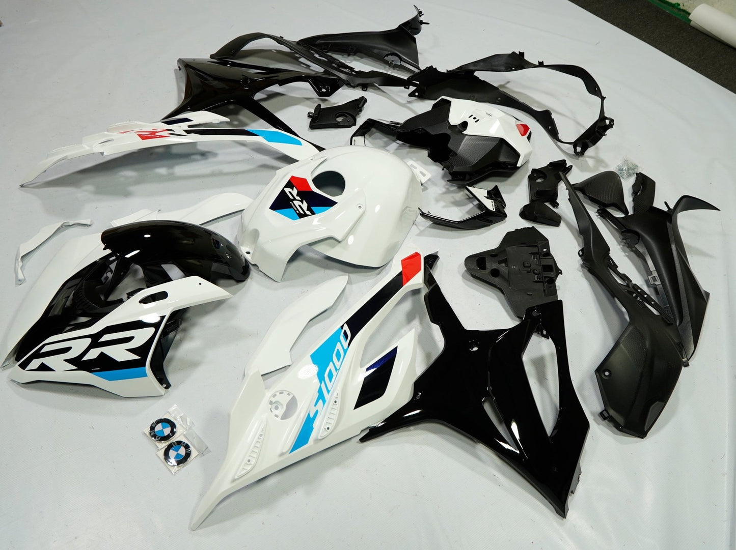 BMW S1000RR Fairing Kit (2023-2024) White, Black, Light Blue, Red at KingsMotorcycleFairings.com