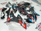 BMW S1000RR Fairing set (2009-2014) Faux Carbon Fiber, Red, Blue at KingsMotorcycleFairings.com