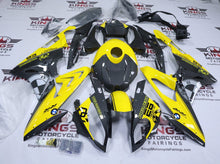 BMW S1000RR Fairings (2009-2014) Faux Carbon Fiber, Yellow from KingsMotorcycleFairings.com
