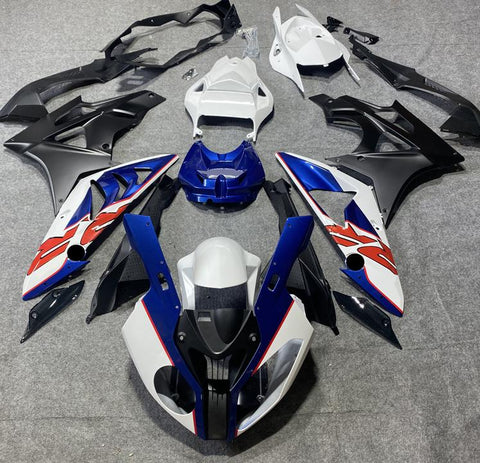 BMW S1000RR Fairings (2019-2022) Blue, White, Red, Black at KingsMotorcycleFairings.com
