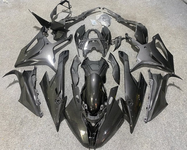BMW S1000RR Fairings (2019-2022) Faux Carbon Fiber at KingsMotorcycleFairings.com
