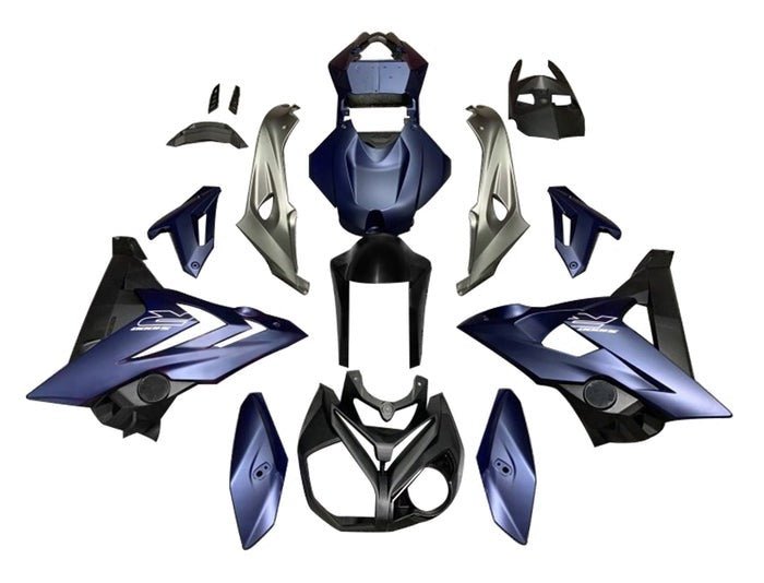 BMW S1000R Fairings (2014-2016) Matte Blue, Black, Silver from KingsMotorcycleFairings.com