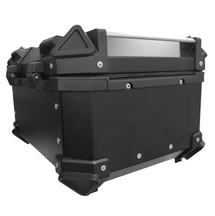 Black 35L Aluminum Motocycle Top Box Storage at KingsMotorcycleFairings.com