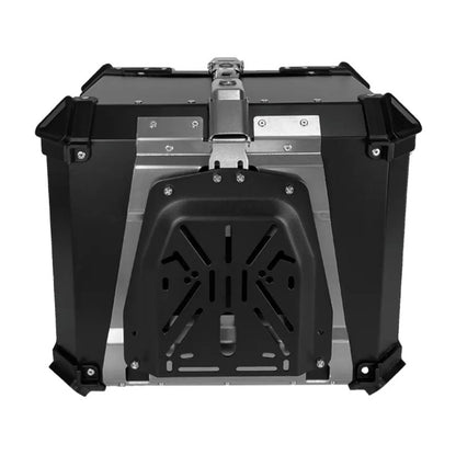 Black 55L Aluminum Motocycle Top Box Storage at KingsMotorcycleFairings.com