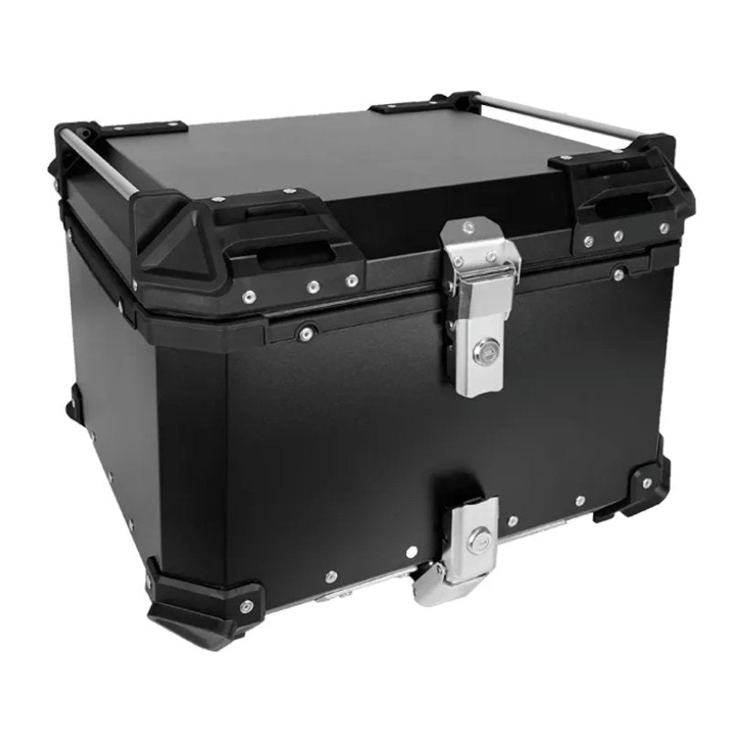 Black Motorcycle Top Box, 55 Liter | Kings Motorcycle – Kings ...