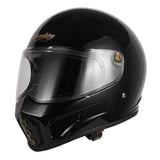 Black Iron King Motorcycle Helmet at KingsMotorcycleFairings.com