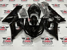 Black Kawasaki Ninja ZX6R 636 Fairings (2005-2006) at KingsMotorcycleFairings.com 