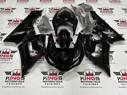 Black Kawasaki Ninja ZX6R 636 Fairings (2005-2006) at KingsMotorcycleFairings.com 