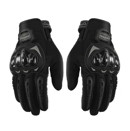 Green, Black RT Motorcycle Gloves