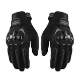 Orange, Black RT Motorcycle Gloves