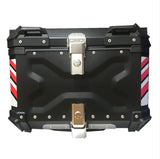 Black Red X 55L Aluminum Motorcycle Top Box Storage at KingsMotorcycleFairings.com