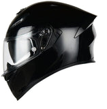 Black Ryzen Motorcycle Helmet at KingsMotorcycleFairings.com