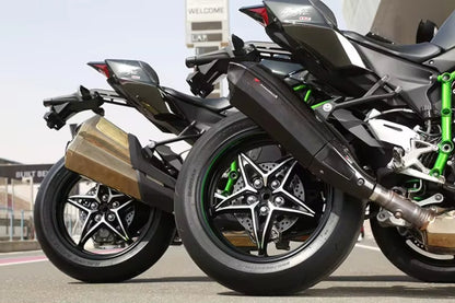 Carbon Fiber K153 Motorcycle Exhaust (400-1200cc) from KingsMotorcycleFairings.com
