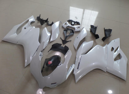 Ducati 899 Fairings (2011-2014) Pearl White at KingsMotorcycleFairings.com