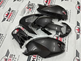 DUCATI MONSTER 696/796/1100 Fairing Set (2009-2016) Faux Carbon Fiber, Black, Gray at KingsMotorcycleFairings.com