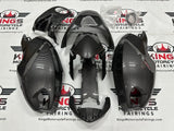 DUCATI MONSTER 696/796/1100 Fairings (2009-2016) Faux Carbon Fiber, Black, Gray at KingsMotorcycleFairings.com