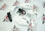 DUCATI MONSTER 696/796/1100 Fairings (2009-2016) Matte White, Black, Red by KingsMotorcycleFairings.com