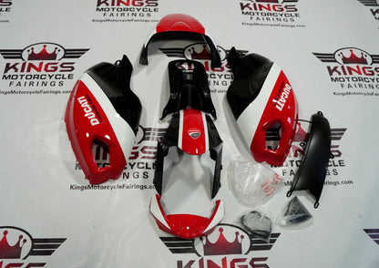 DUCATI MONSTER 696/796/1100 (2009-2016) BLACK, WHITE, RED, FAUX CARBON FIBER FAIRINGS at KingsMotorcycleFairings.com