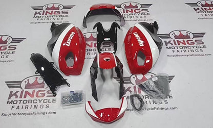 DUCATI MONSTER Fairings 696/796/1100 (2009-2016) Black, Red, White, Faux Carbon Fiber from KingsMotorcycleFairings.com