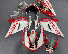Ducati 1098 Fairings (2007-2012) Red, White Xerox Valsir from KingsMotorcycleFairings.com