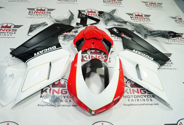 Ducati 1098 Fairings (2007-2012) Red, White, Matte Black, Gold at KingsMotorcycleFairings.com