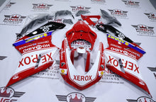 Ducati 1198 Fairing kit (2007-2012) Red, White Stripe Xerox at KingsMotorcycleFairings.com