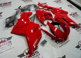 Ducati 1198 (2007-2012) Red, Black & Silver Fairings at KingsMotorcycleFairings.com